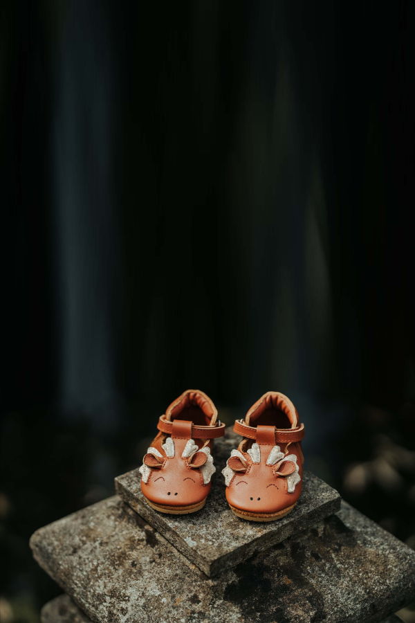 KIDS Donsje Spark Exclusive Dragon Shoes - Maple Leather
