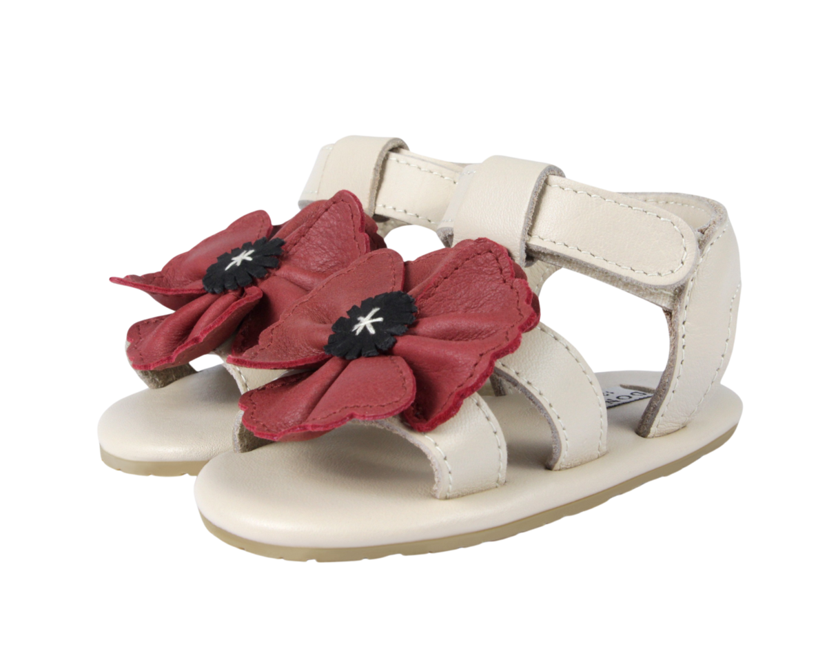 KIDS Donsje Tuti Fields Poppy Sandals - Scarlet Classic Leather - Image 1 of 6