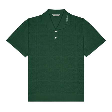 MALBON GOLF Clearwater Terry Polo - Navy | Garmentory