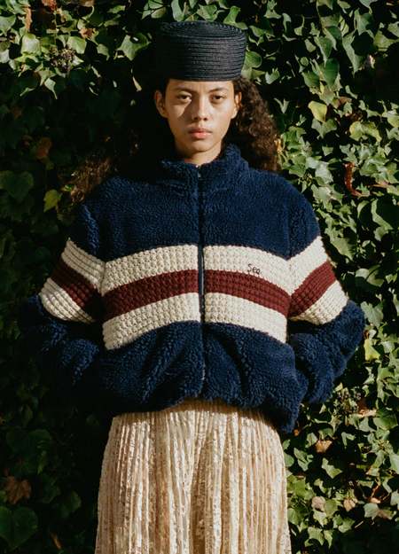 AMOMENTO Taffeta Padded Raglan Short Jumper | Garmentory