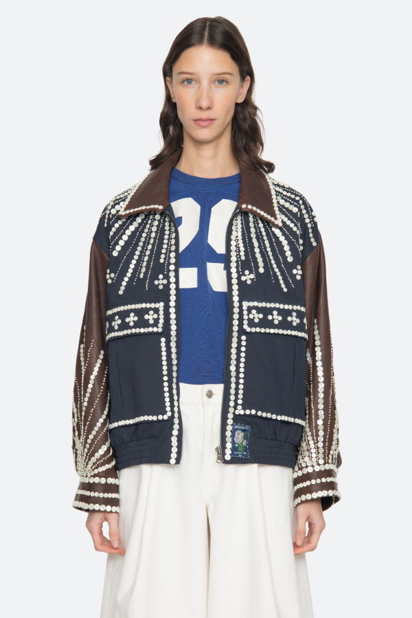 Sea NY Georgie Jacket - Navy