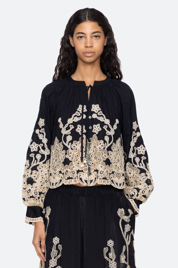 Sea NY Gracelyn Long Sleeve Top