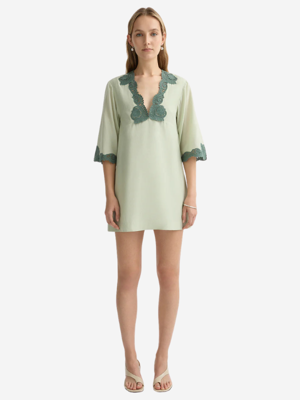 posse green dress Buy Posse Green Ellie Maxi Dress in Linen For Women Online