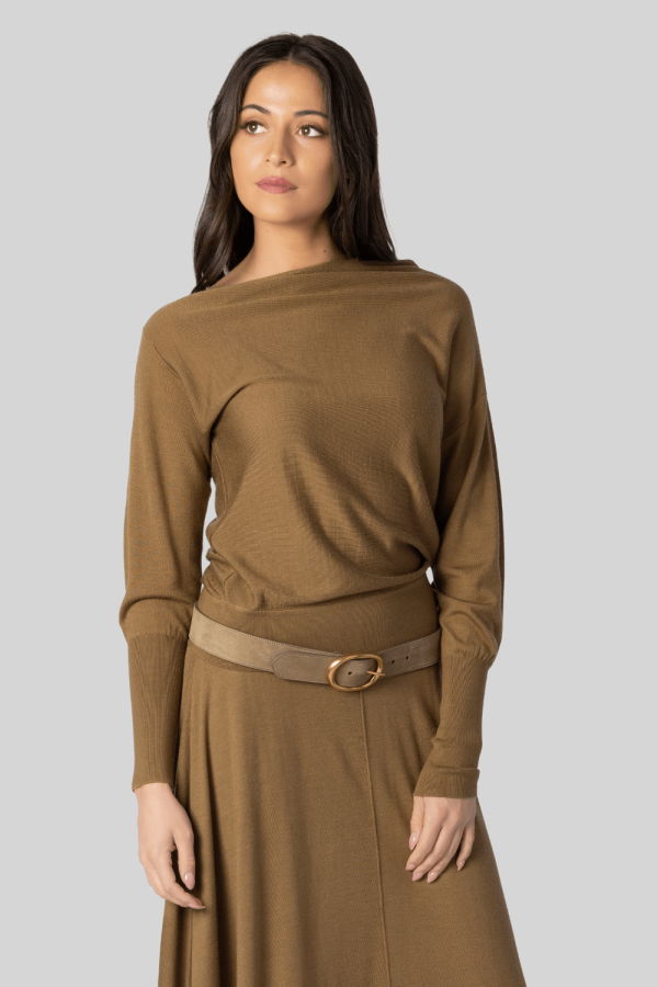 TWP Cold Shoulder Sweater - Ermine