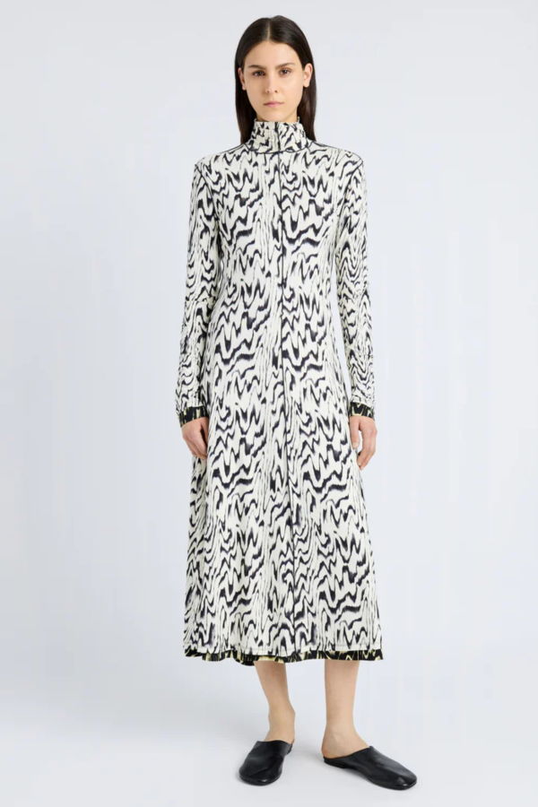 Proenza Schouler Marion Dress in Printed Jersey