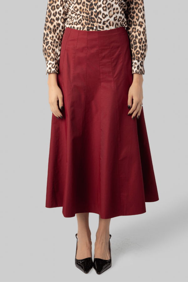 Proenza Schouler Heidi Skirt - Claret