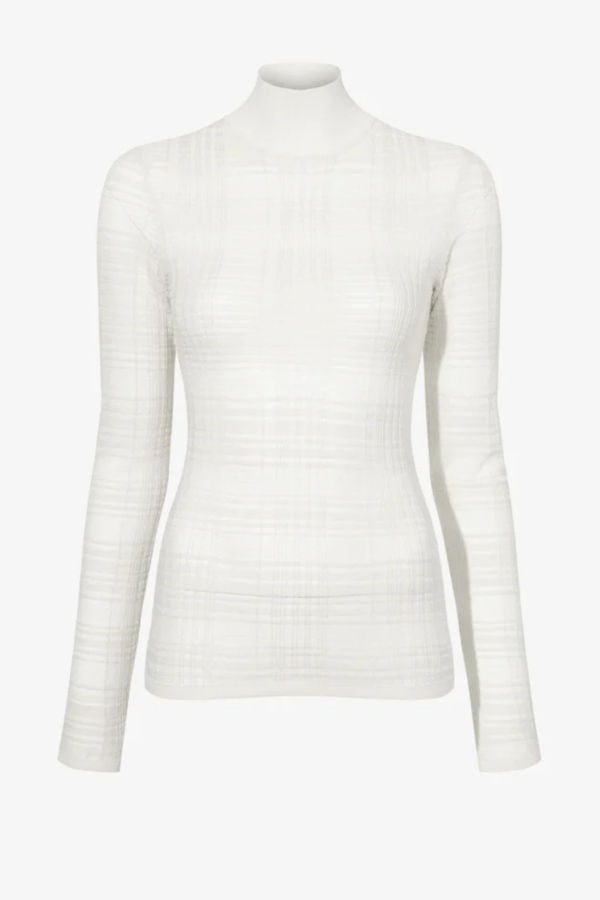 Proenza Schouler Stefanie Sweater in Plaid Knits