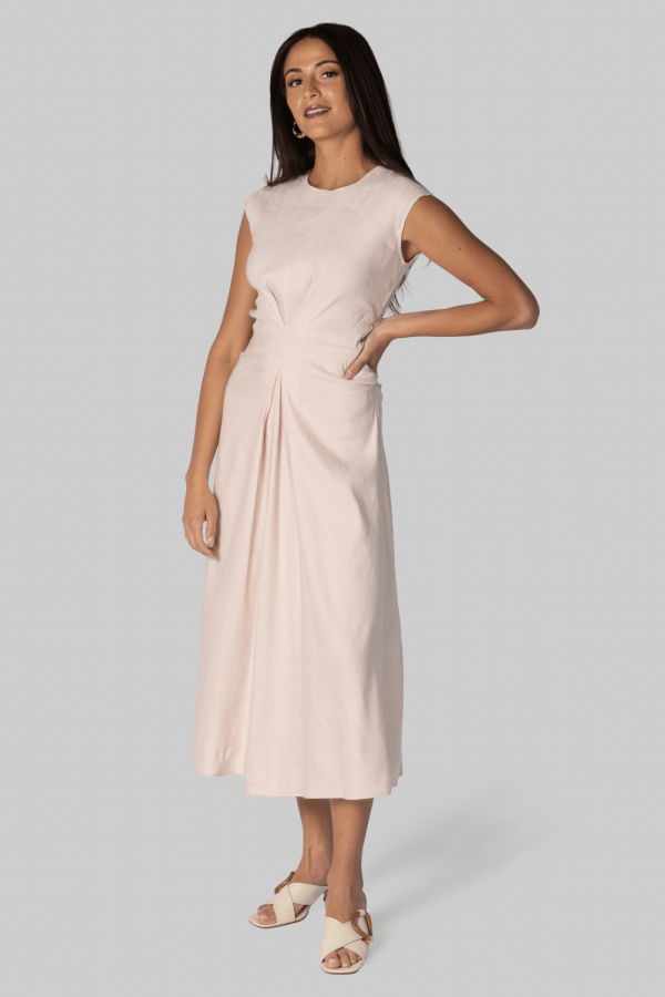 Proenza Schouler Miranda Maxi Linen Dress - Orchid