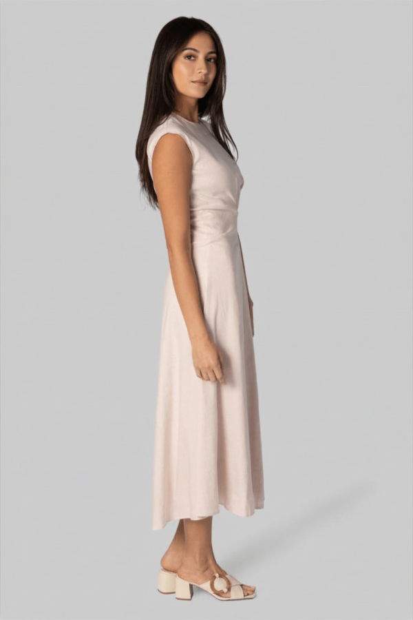 Proenza Schouler Miranda Maxi Linen Dress - Orchid