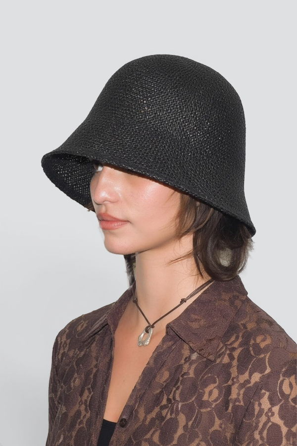 Clyde Black Crown Hat