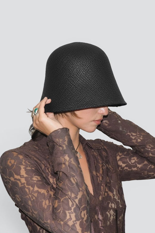 Clyde Black Crown Hat