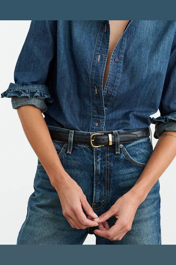 Nili Lotan Louise Belt - Black