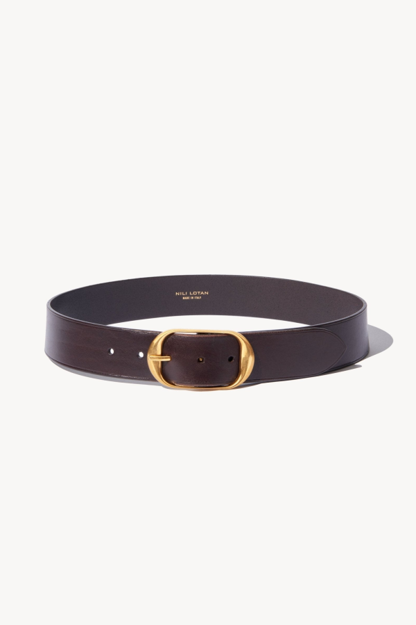 Nili Lotan Nili's Belt - Dark Brown