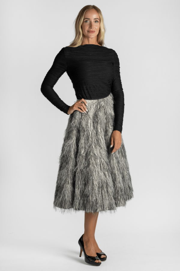 Proenza Schouler Paloma Textured Top - Black