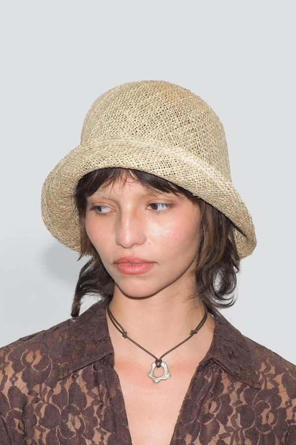 Clyde Seagrass Crown Hat