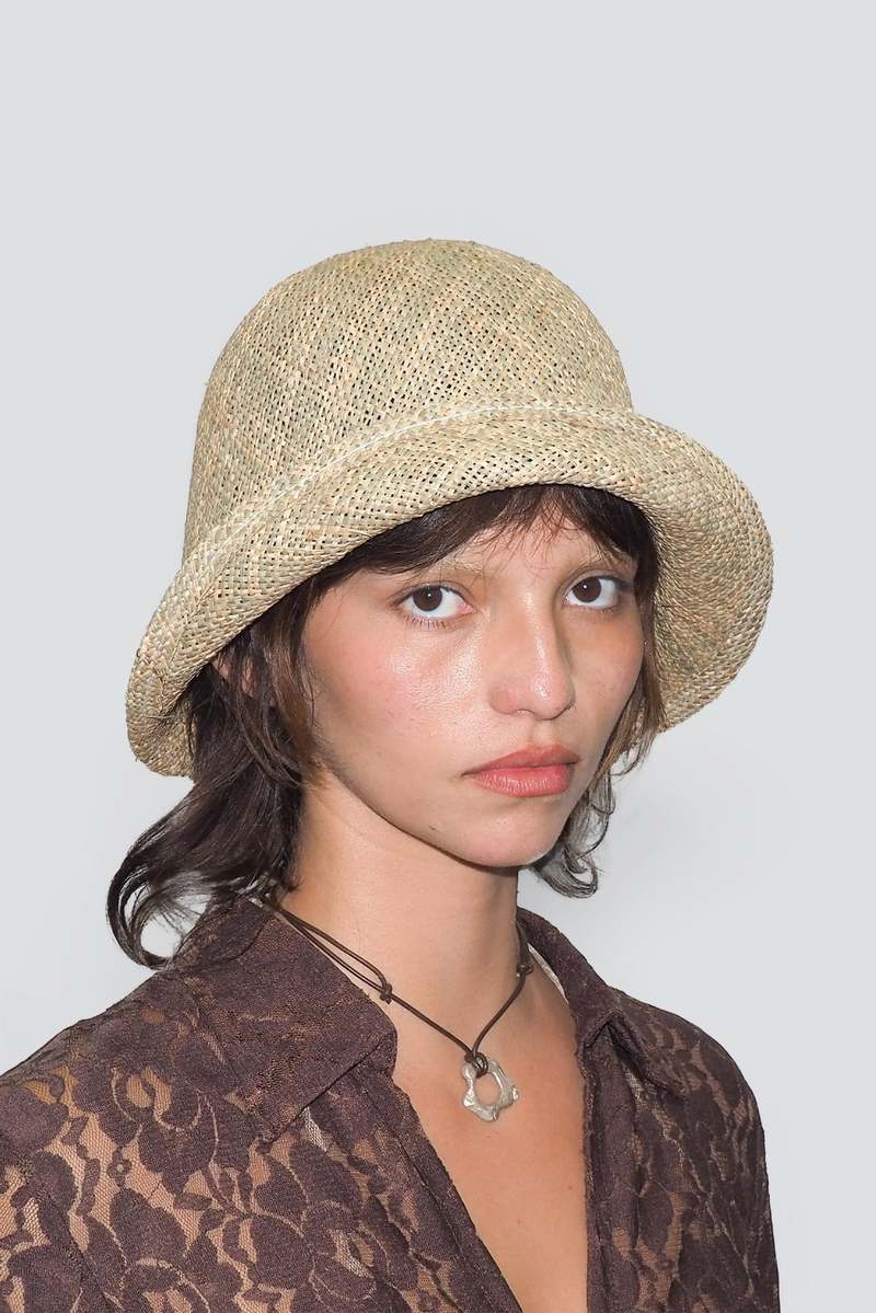 Clyde Seagrass Crown Hat