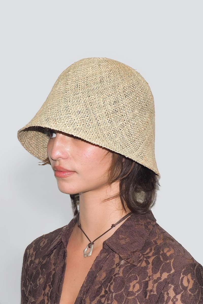Clyde Seagrass Crown Hat
