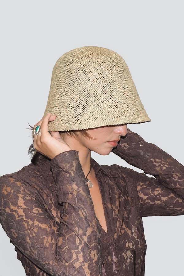 Clyde Seagrass Crown Hat