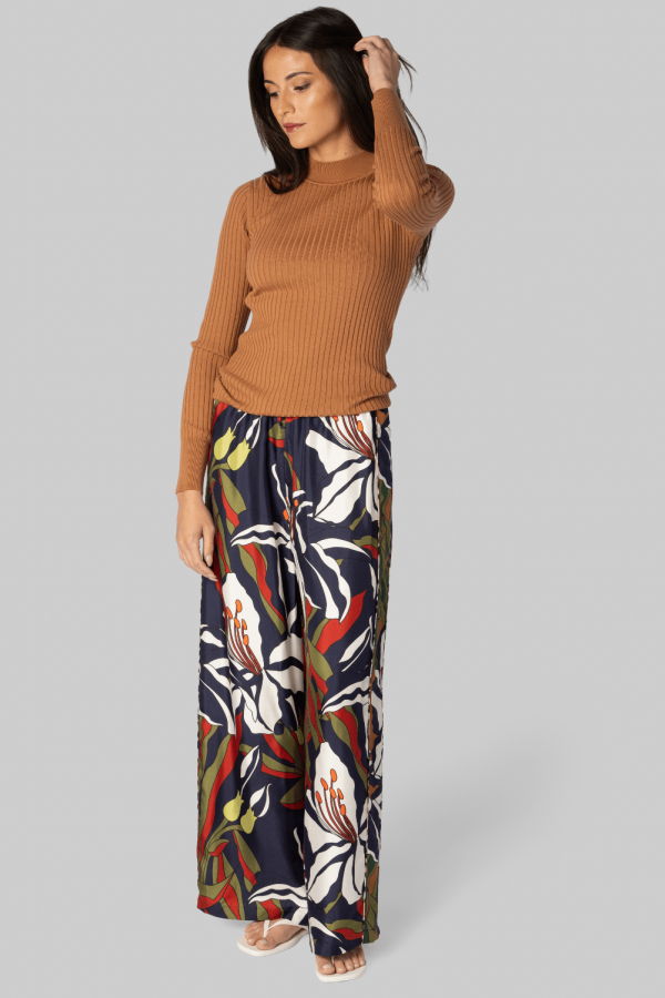 Forte Forte Superfine Merino Ochre Ribbed Sweater - Cannella