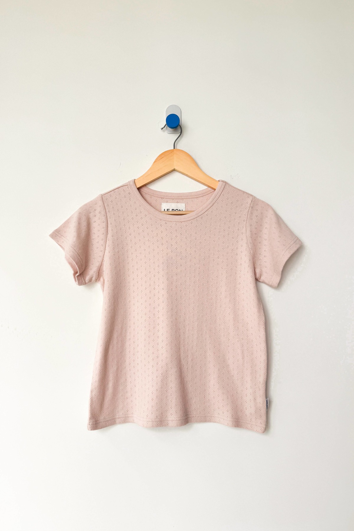 Le Bon Shoppe Pointelle Babe Tee - Image 1 of 9