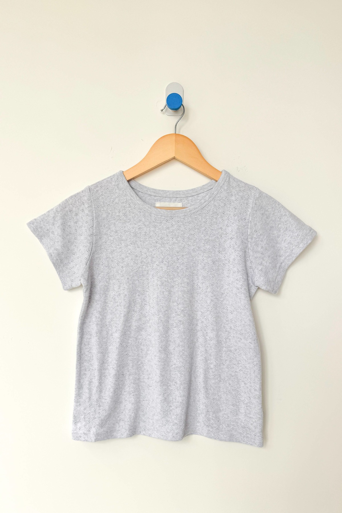 Le Bon Shoppe Pointelle Babe Tee - Image 2 of 9