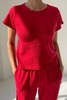 Le Bon Shoppe Pointelle Babe Tee - Thumbnail 4