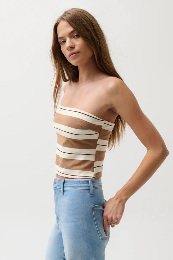 Pistola Beverly Tube Top - Striped