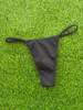 Ziah Copa Skimpy String Bikini Bottom - Black - Thumbnail 1