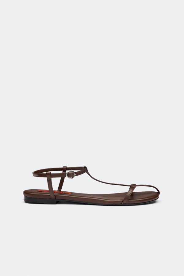 Simon Miller Cage Flat Sandal - Espresso