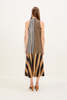 Simon Miller Celeste Poplin Dress - Black/Tan Stripe Combo - Thumbnail 5