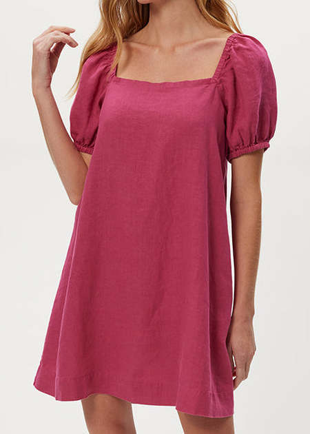 michael stars esme ribbed dress Women's Esme Ribbed Dress - Java - Size M