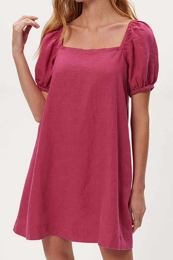 Michael Stars Tabitha Square Dress - Rose