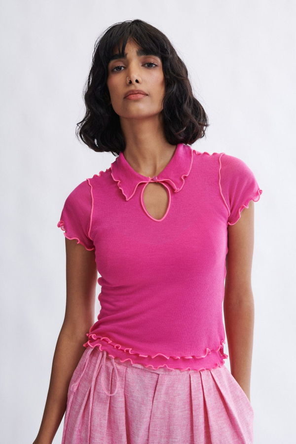 Eliza Faulkner Percy Polo Top