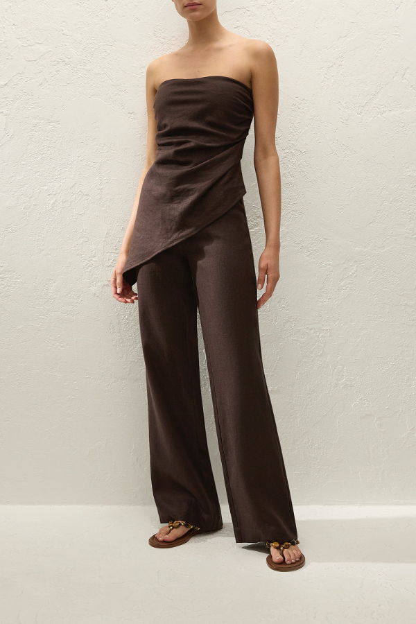 Faithfull The Brand Nera Top - Espresso