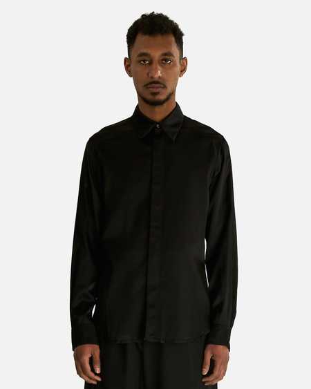 Our Legacy Classic Shirt - Black Silk | Garmentory