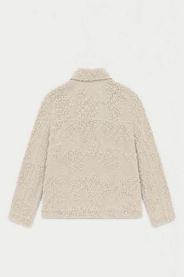 Song for the Mute Pleated Zip-up Jacket - Sand
