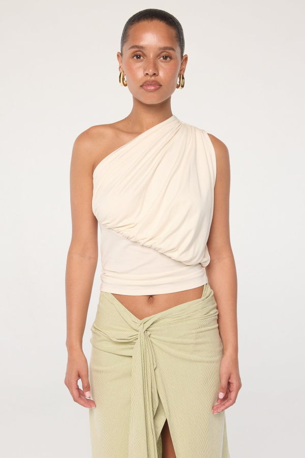 The Line By K Playa One Shoulder Top