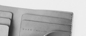 MAKR Open Billfold Wallet - TOBACCO MAKR Open Billfold Wallet - TOBACCO