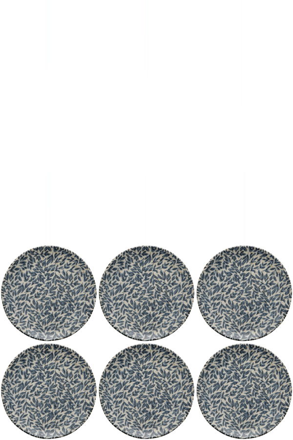 Danica Brands Set of 6 Myrtle Element Appetizer Plates