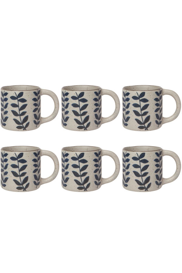 Danica Brands Set of 6 Vine Element Mug