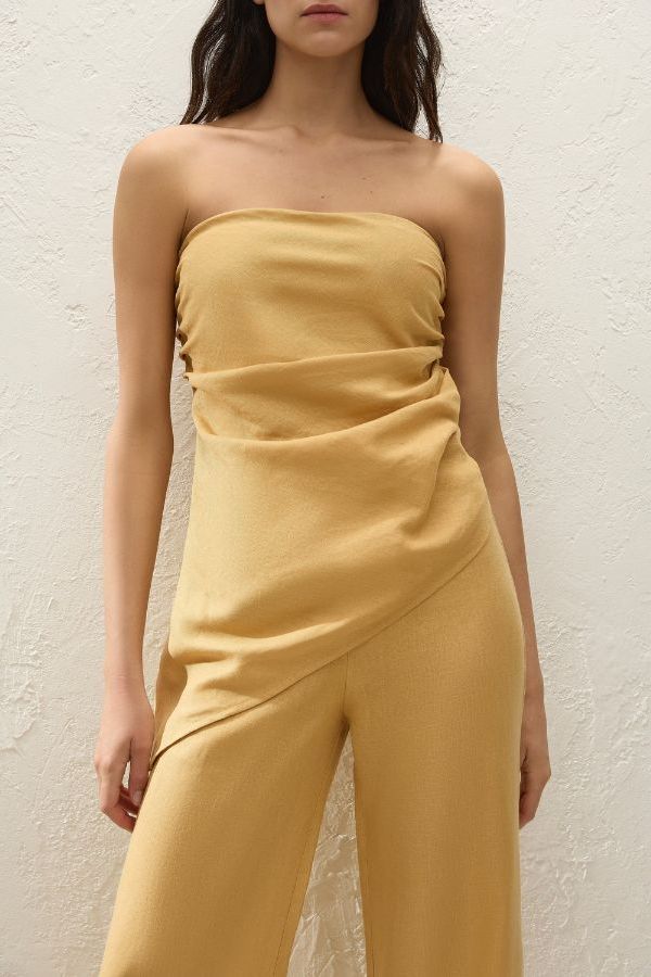 Faithfull The Brand Nera Top - Marigold