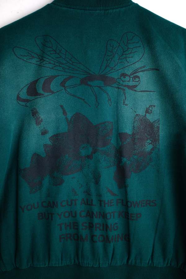 Jungles Jungles You Can Cut All the Flowers Reversible Bomber Jacket