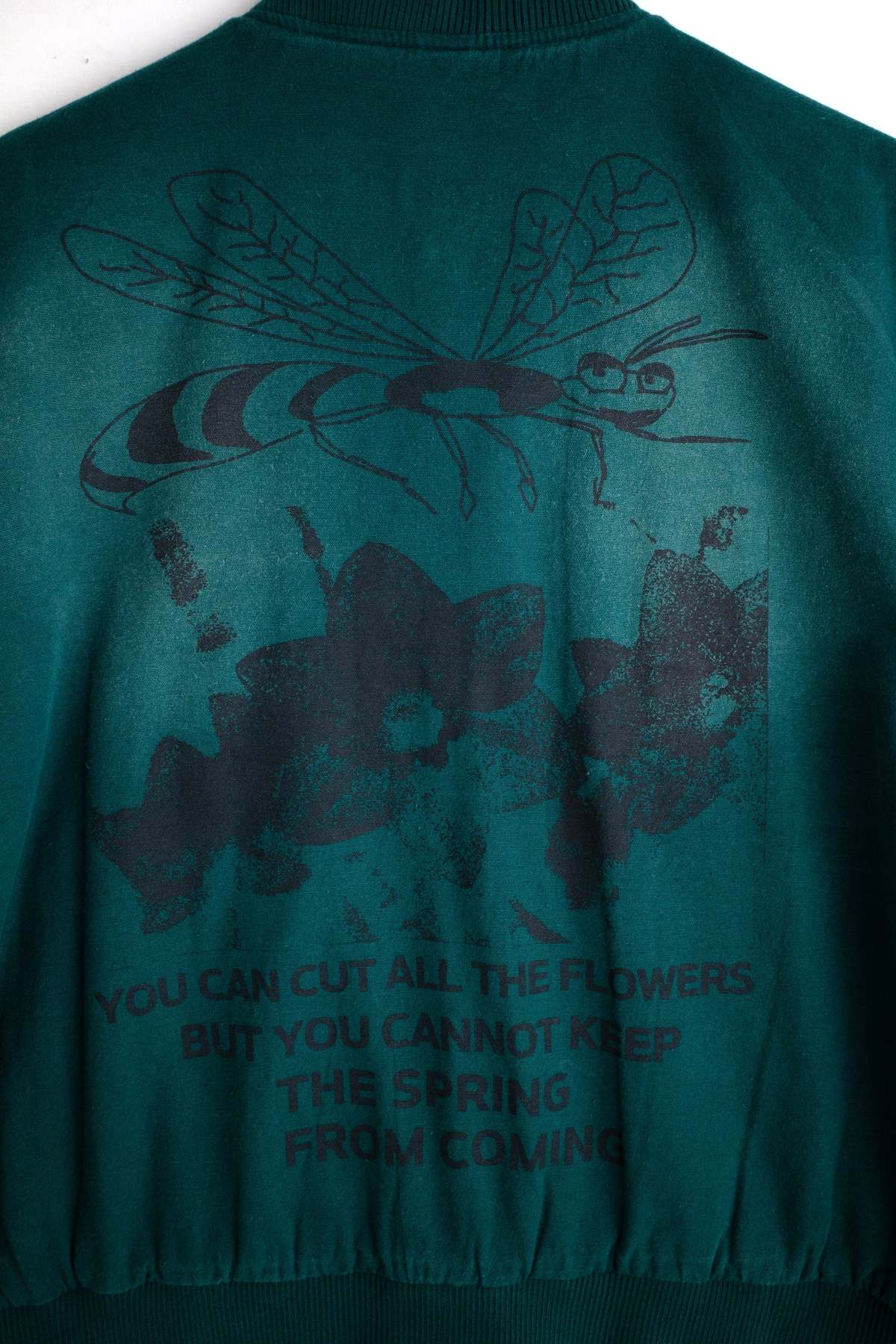 Jungles Jungles You Can Cut All the Flowers Reversible Bomber Jacket - Image 12 of 13
