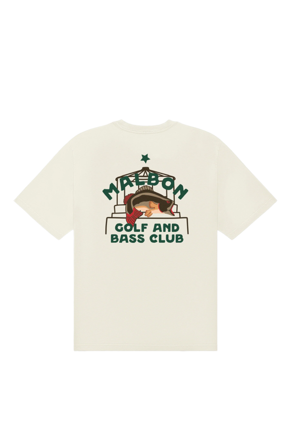 Malbon Vista Bass Club Tee - Ivory