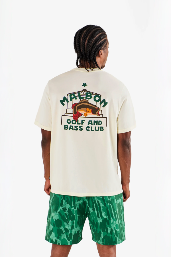 Malbon Vista Bass Club Tee - Ivory