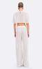 Nonchalant Label Cami Crop Top - Ivory - Thumbnail 2
