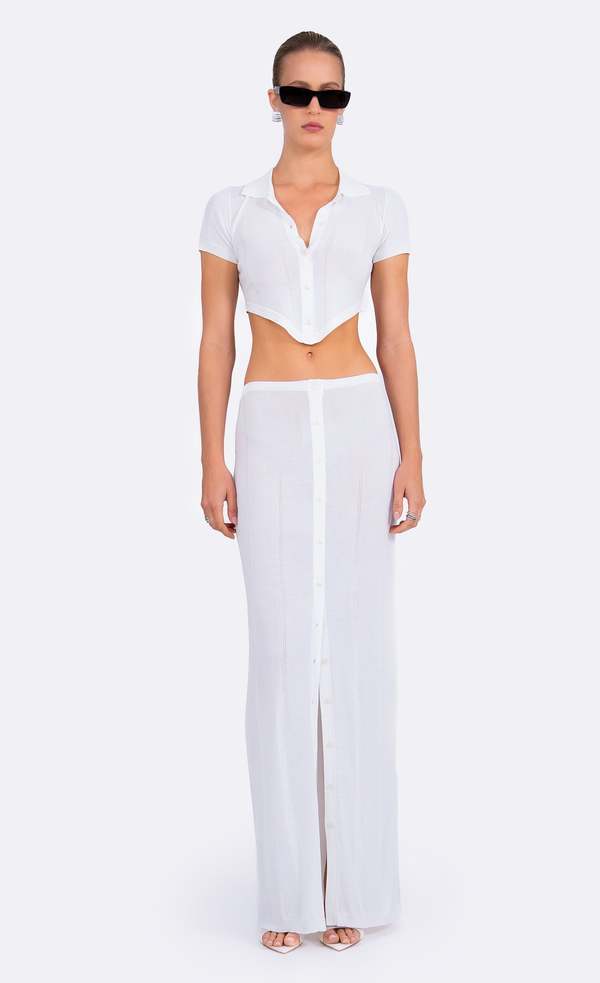 Nonchalant Label Carolina Skirt - White