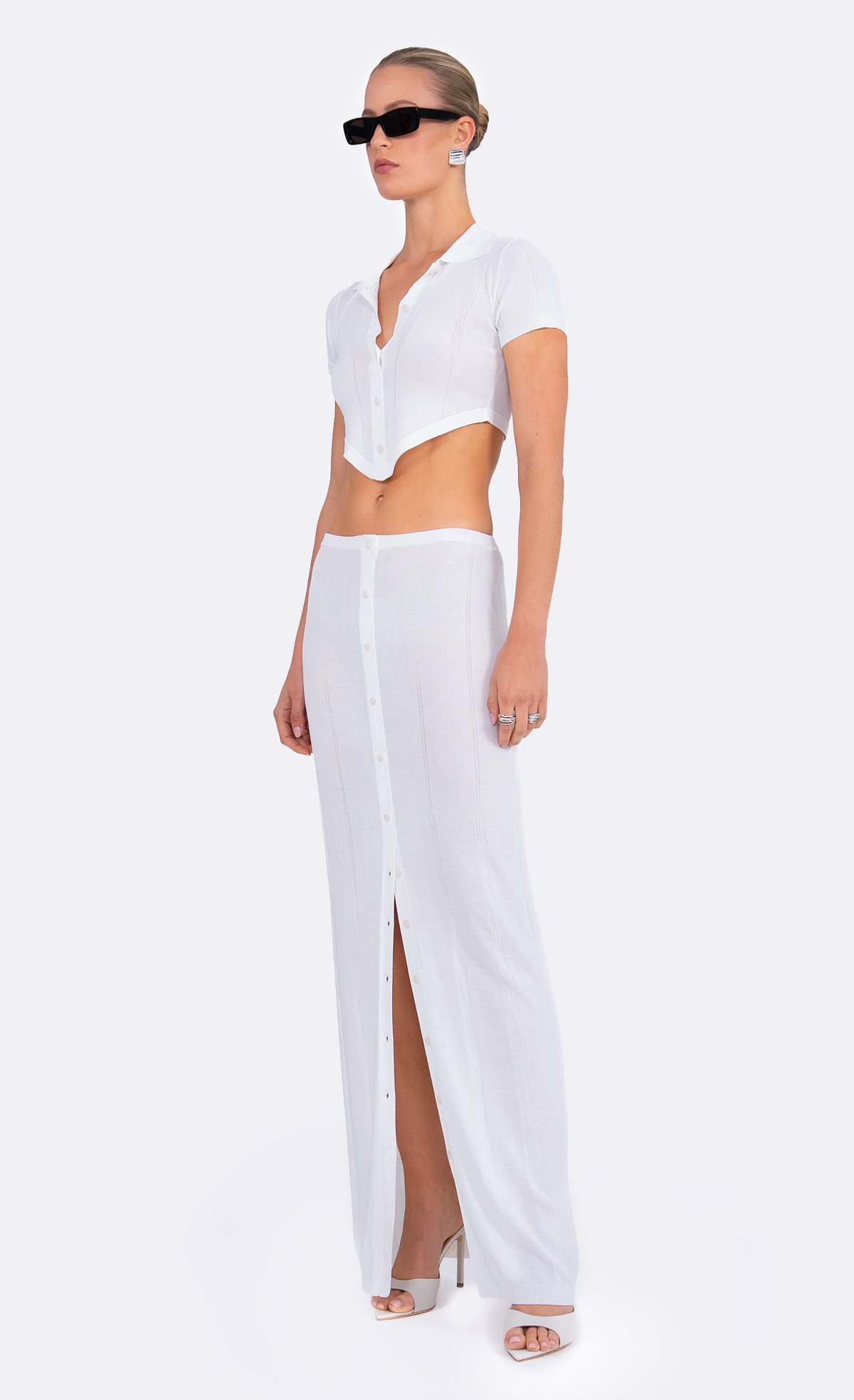 Nonchalant Label Carolina Skirt - White - Image 2 of 3