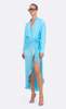 Nonchalant Label Sydney Silk Skirt - Aqua - Thumbnail 2