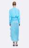 Nonchalant Label Sydney Silk Skirt - Aqua - Thumbnail 3